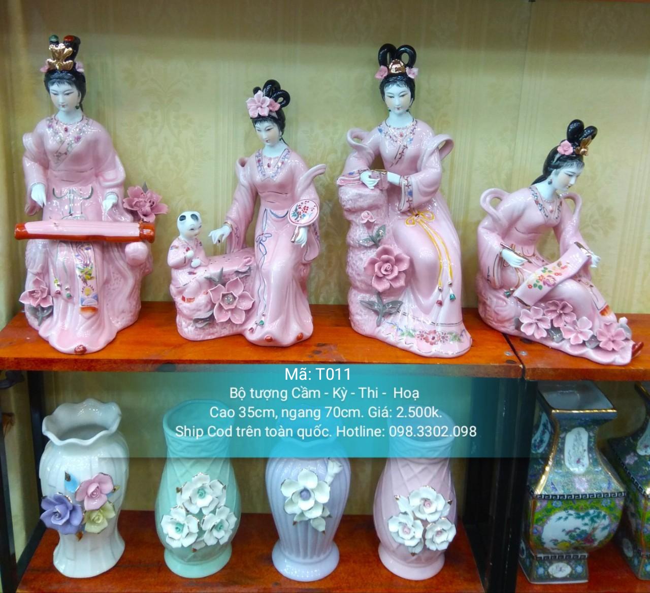 Bô tượng Cầm Kỳ Thi Họa